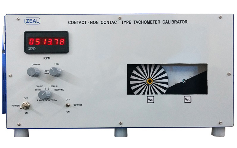 Contact Non Contact Type Tachometer Calibrator 